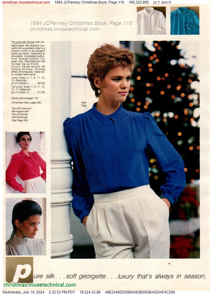 1984 JCPenney Christmas Book, Page 110