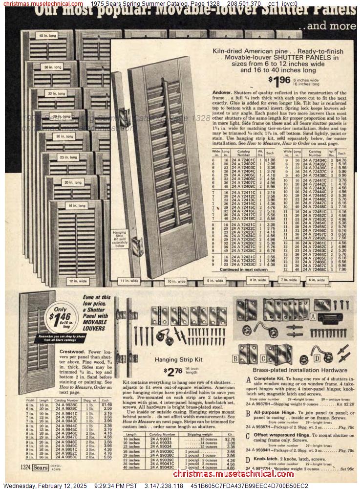 1975 Sears Spring Summer Catalog, Page 1328