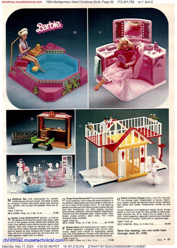 1984 Montgomery Ward Christmas Book, Page 99