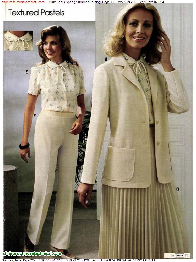 1982 Sears Spring Summer Catalog, Page 73