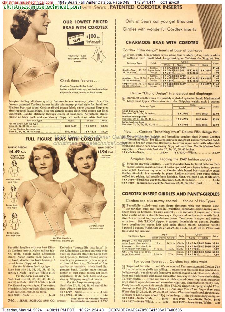 1949 Sears Fall Winter Catalog, Page 348