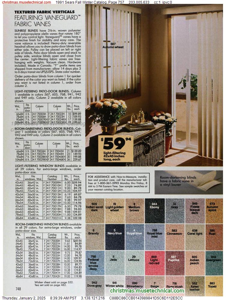 1991 Sears Fall Winter Catalog, Page 757