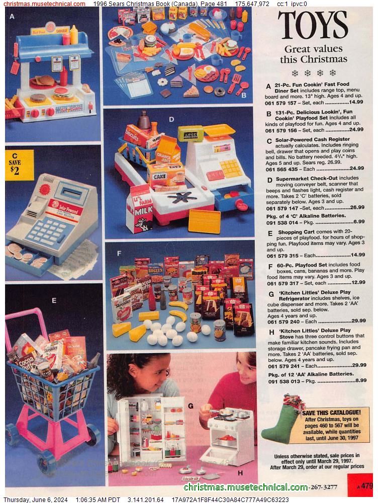 1996 Sears Christmas Book (Canada), Page 481