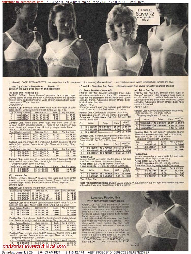 1983 Sears Fall Winter Catalog, Page 213