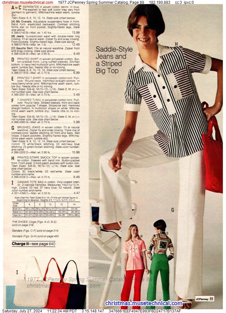 1977 JCPenney Spring Summer Catalog, Page 89