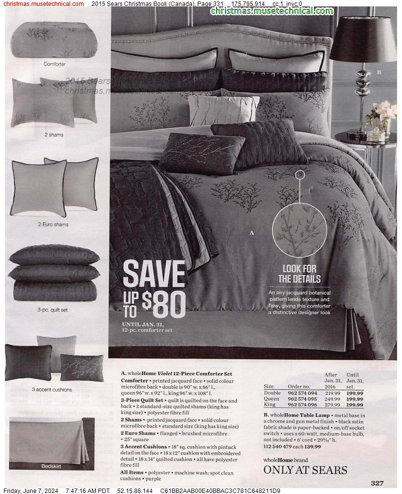 2015 Sears Christmas Book (Canada), Page 331