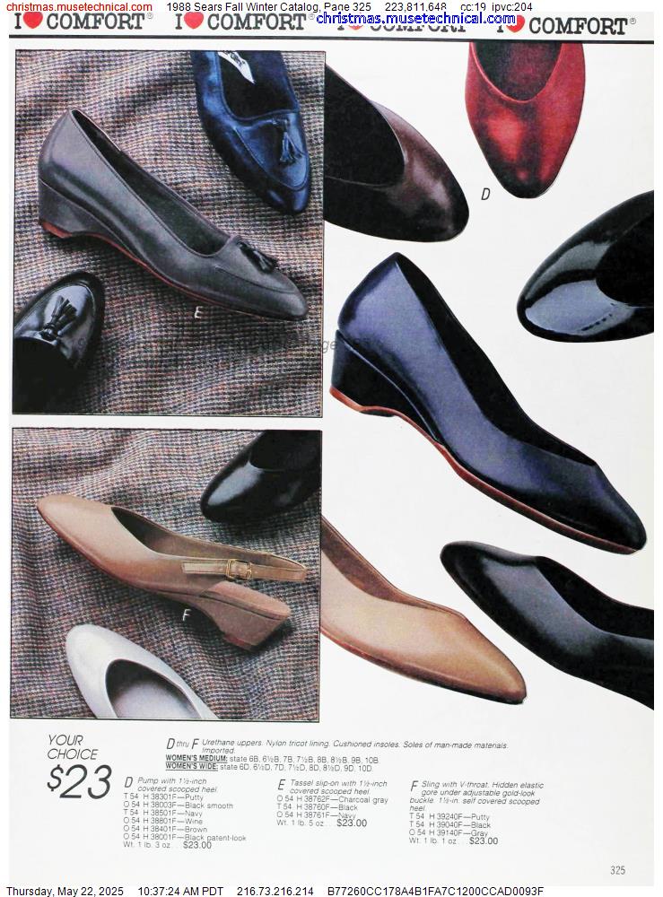 1988 Sears Fall Winter Catalog, Page 325