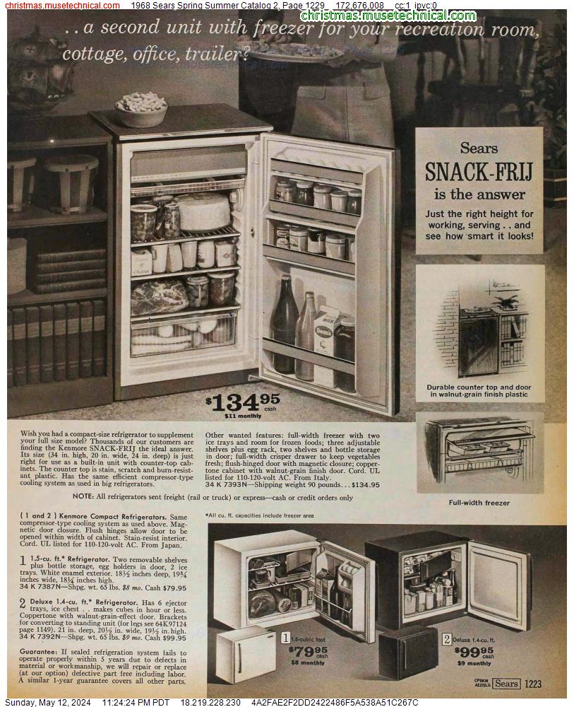 1968 Sears Spring Summer Catalog 2, Page 1229