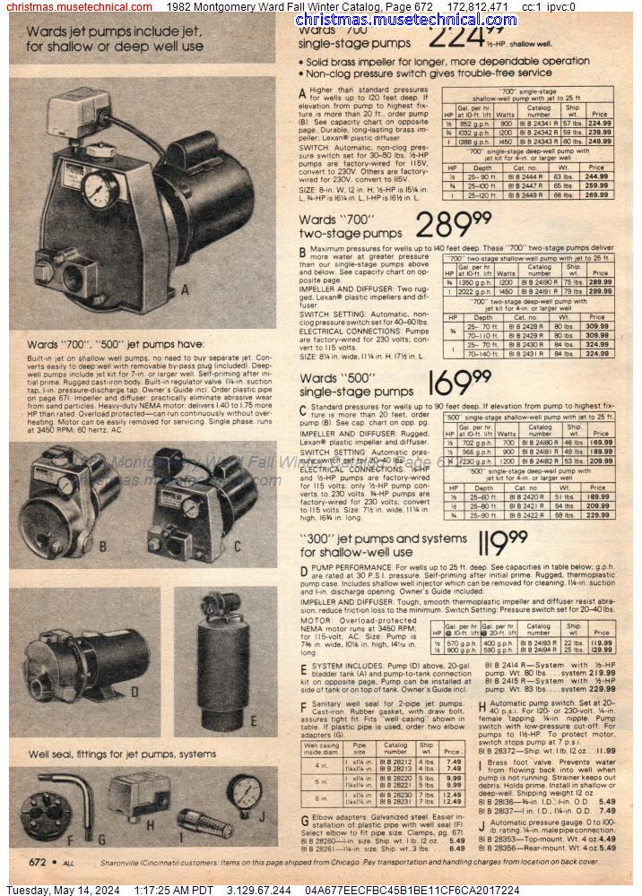 1982 Montgomery Ward Fall Winter Catalog, Page 672
