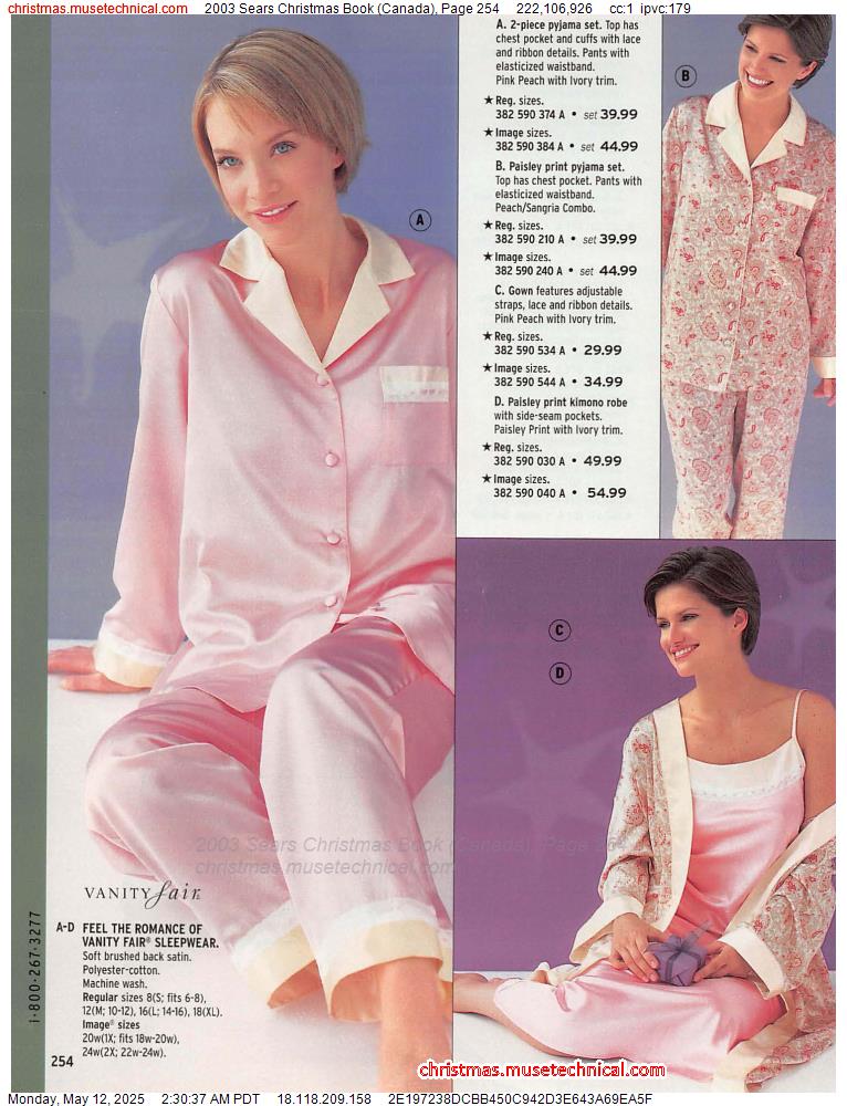 2003 Sears Christmas Book (Canada), Page 254