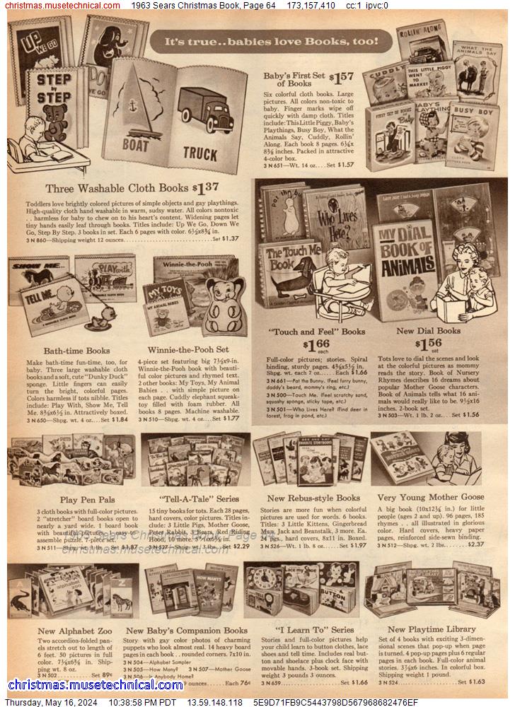 1963 Sears Christmas Book, Page 64