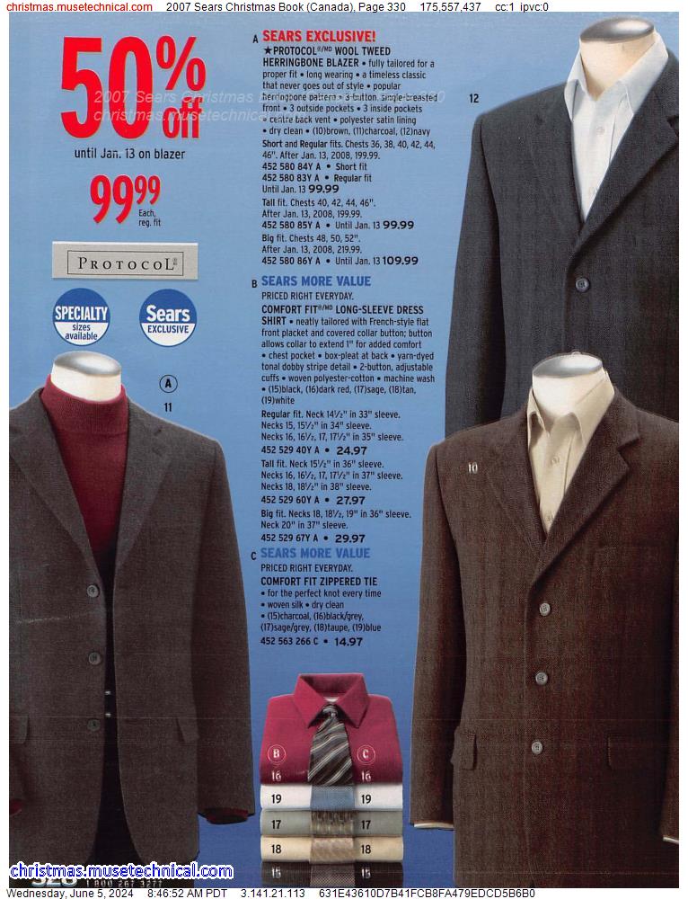 2007 Sears Christmas Book (Canada), Page 330