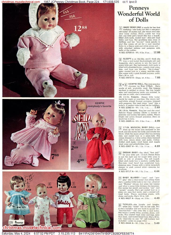 1967 JCPenney Christmas Book, Page 224