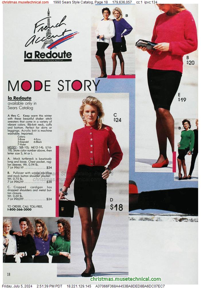 1990 Sears Style Catalog, Page 18
