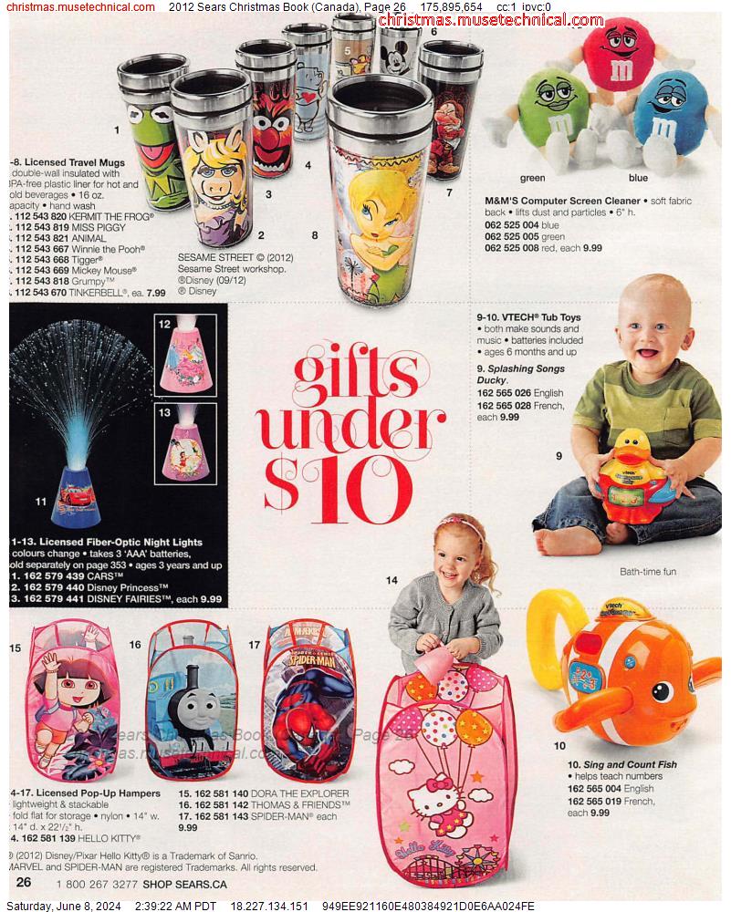 2012 Sears Christmas Book (Canada), Page 26