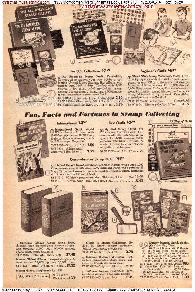 1959 Montgomery Ward Christmas Book, Page 310