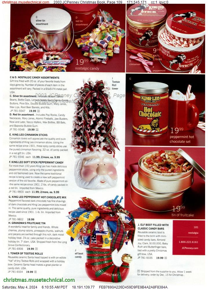 2003 JCPenney Christmas Book, Page 109