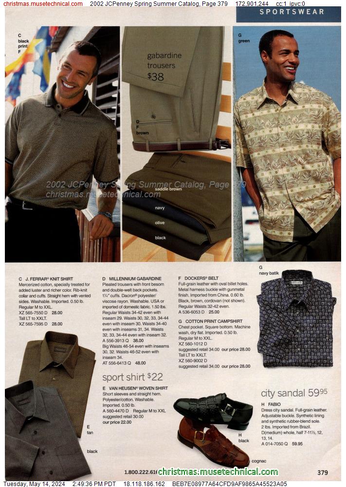 2002 JCPenney Spring Summer Catalog, Page 379