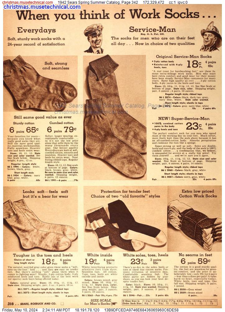 1942 Sears Spring Summer Catalog, Page 342