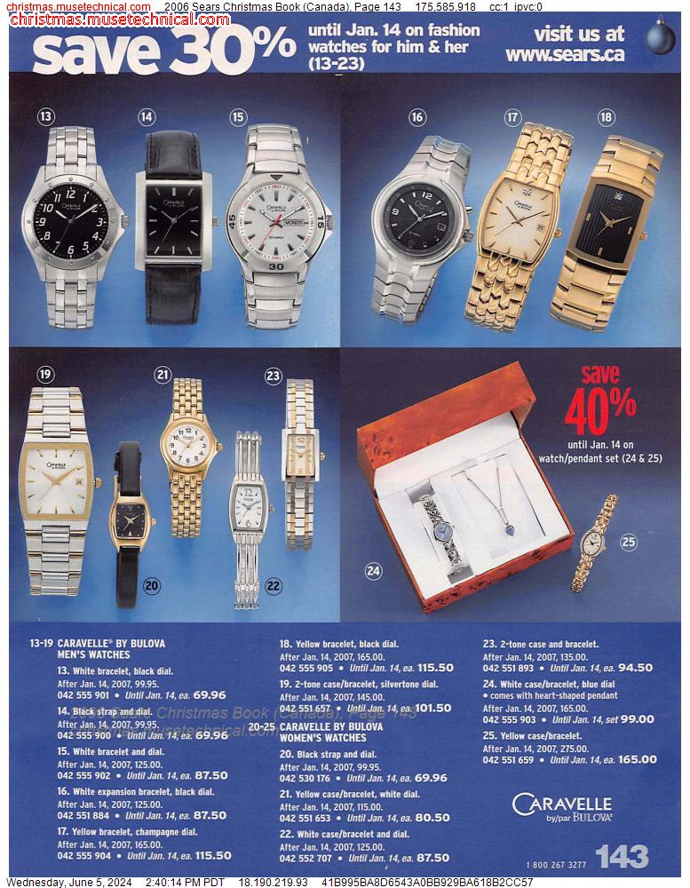 2006 Sears Christmas Book (Canada), Page 143