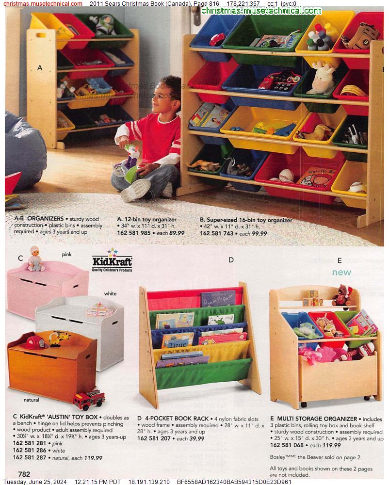 2011 Sears Christmas Book (Canada), Page 816