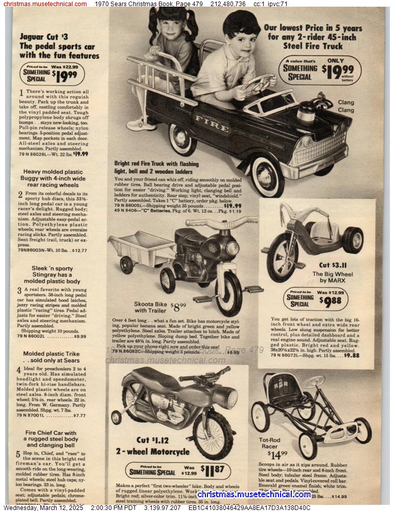 1970 Sears Christmas Book, Page 479