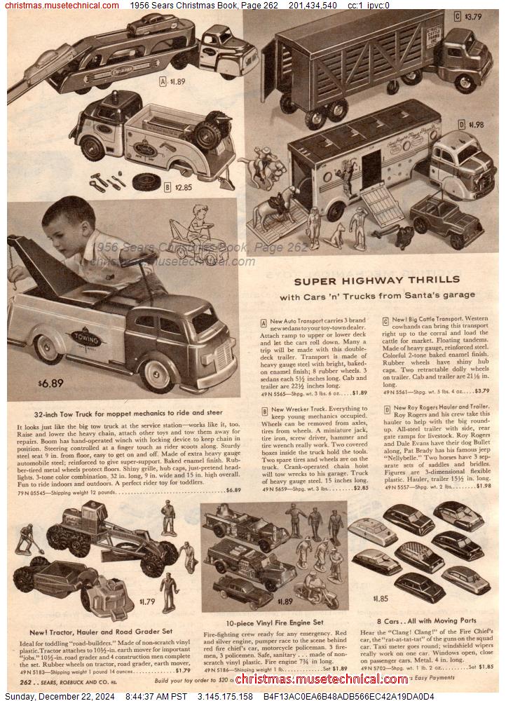 1956 Sears Christmas Book, Page 262