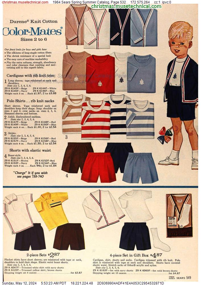1964 Sears Spring Summer Catalog, Page 532