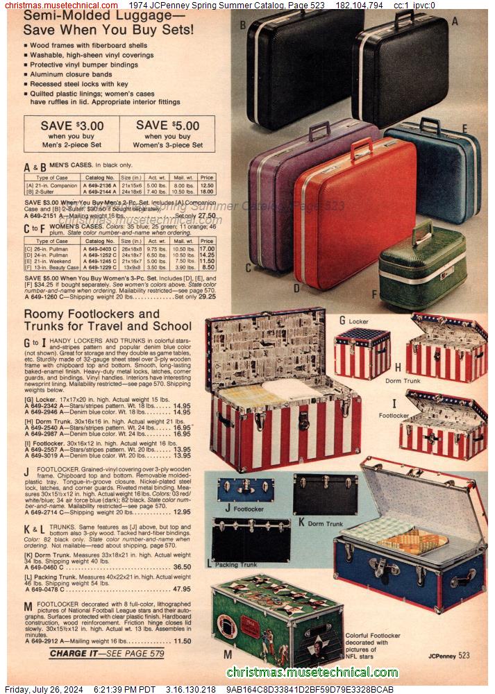 1974 JCPenney Spring Summer Catalog, Page 523
