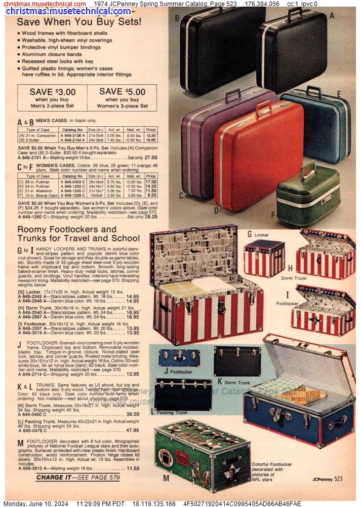 1974 JCPenney Spring Summer Catalog, Page 523