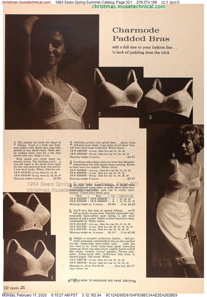 1964 Sears Spring Summer Catalog, Page 321