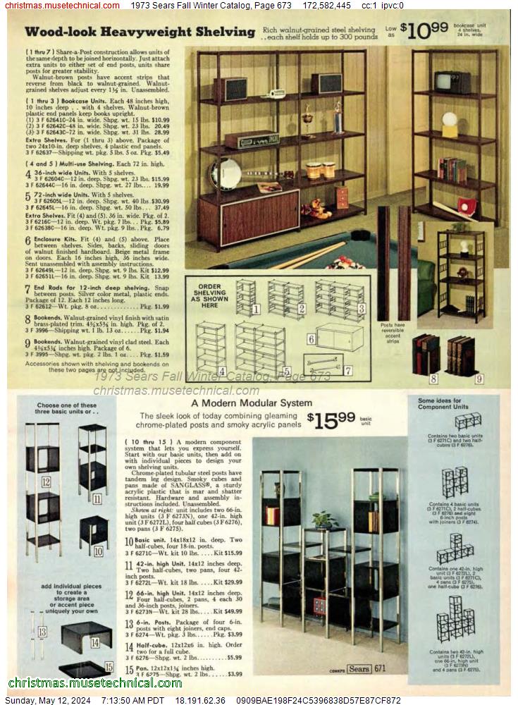 1973 Sears Fall Winter Catalog, Page 673