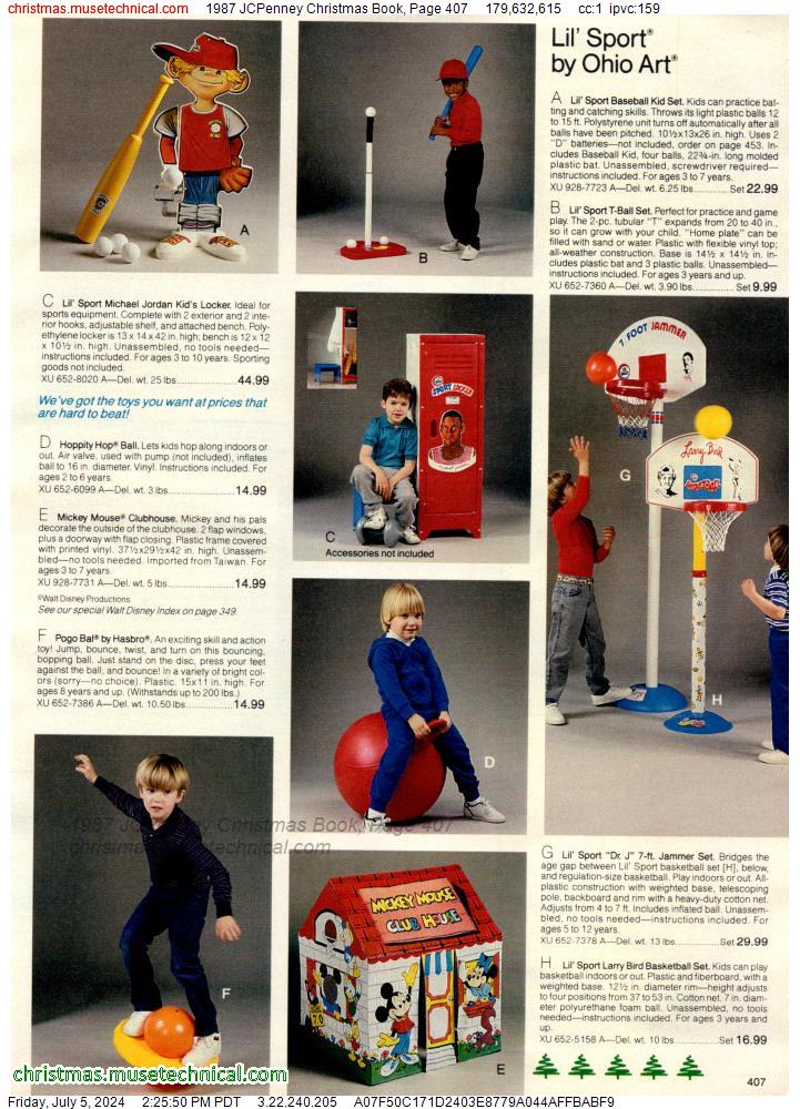 1987 JCPenney Christmas Book, Page 407