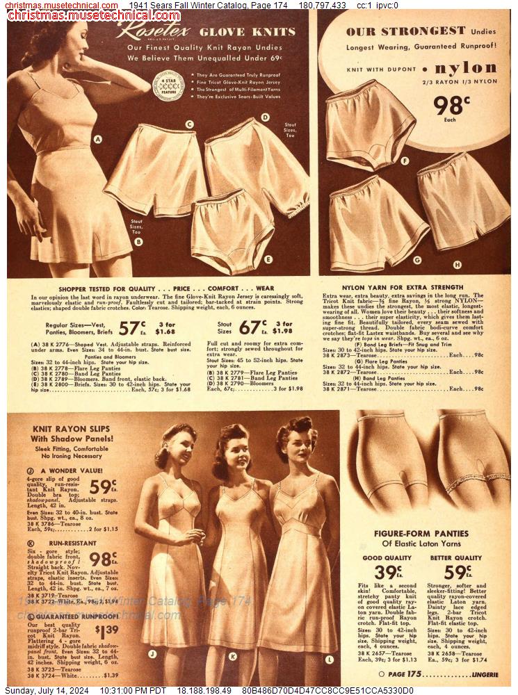 1941 Sears Fall Winter Catalog, Page 174