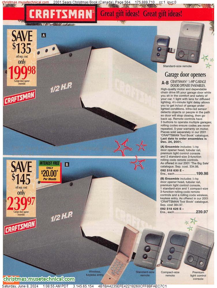 2001 Sears Christmas Book (Canada), Page 564