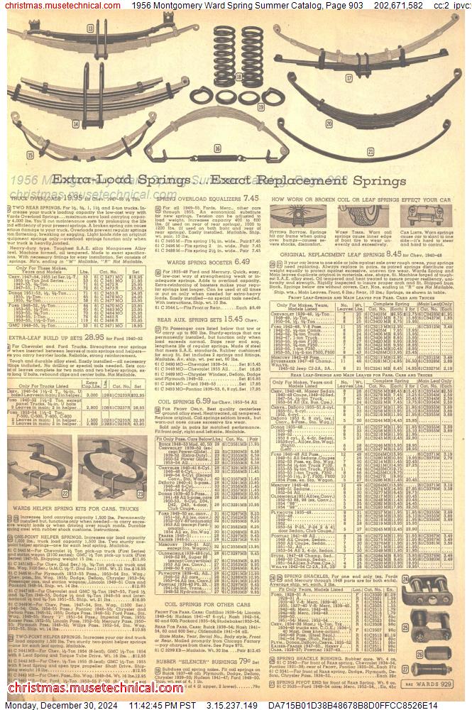 1956 Montgomery Ward Spring Summer Catalog, Page 903