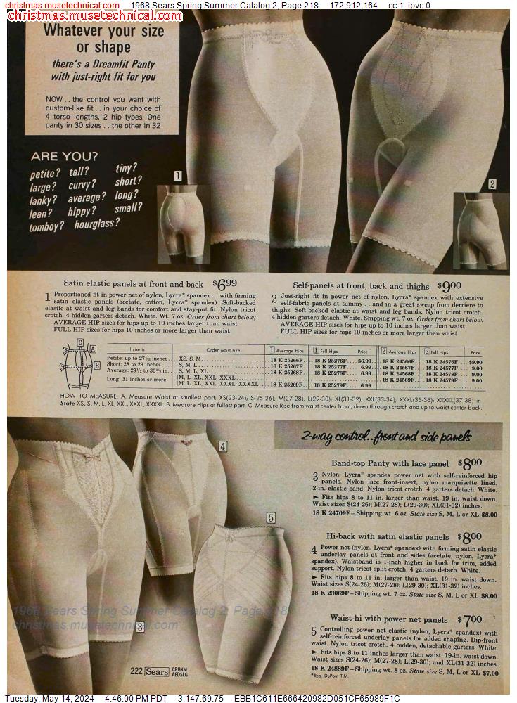 1968 Sears Spring Summer Catalog 2, Page 218