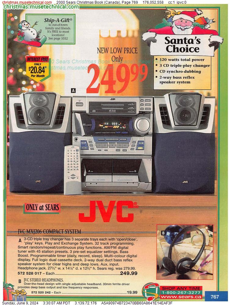 2000 Sears Christmas Book (Canada), Page 769