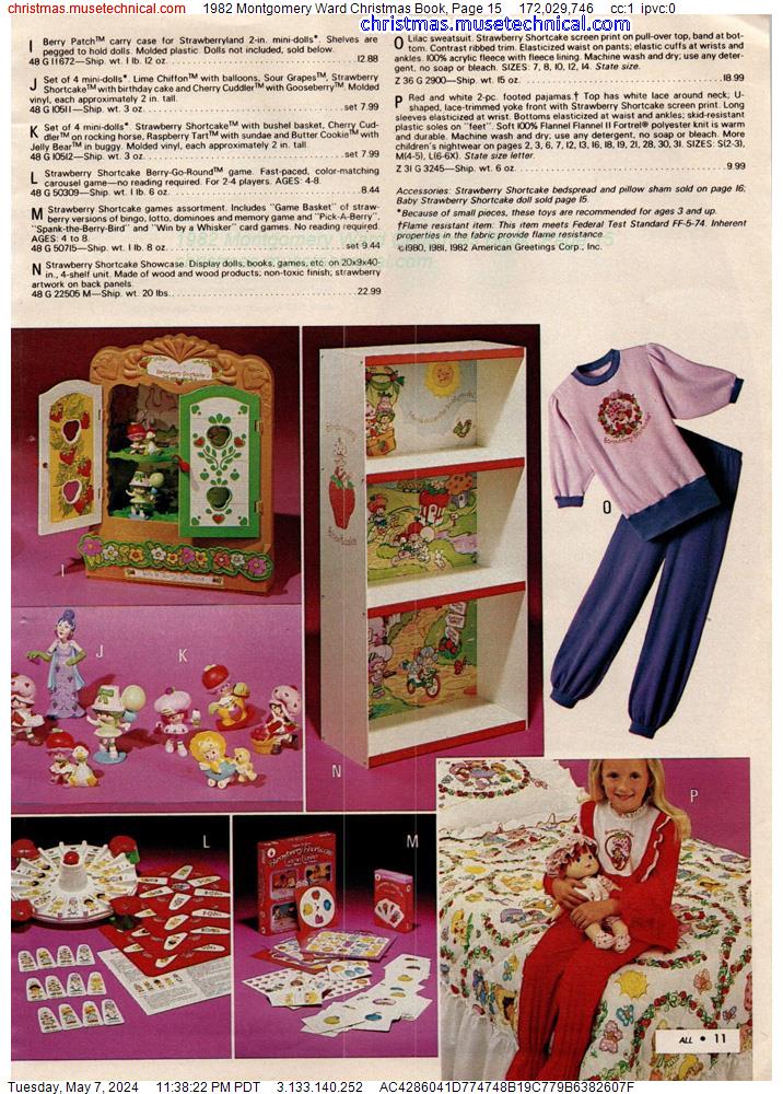 1982 Montgomery Ward Christmas Book, Page 15