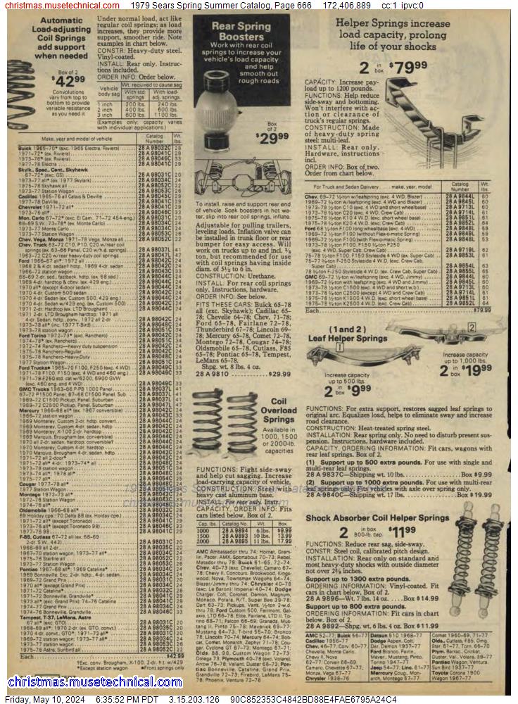 1979 Sears Spring Summer Catalog, Page 666