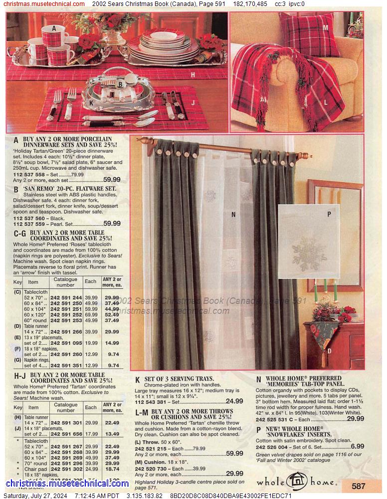2002 Sears Christmas Book (Canada), Page 591
