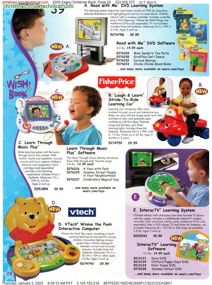 2005 Sears Christmas Book, Page 28