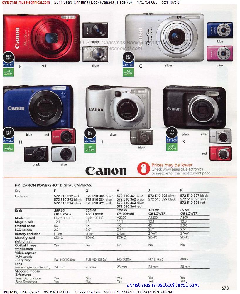 2011 Sears Christmas Book (Canada), Page 707