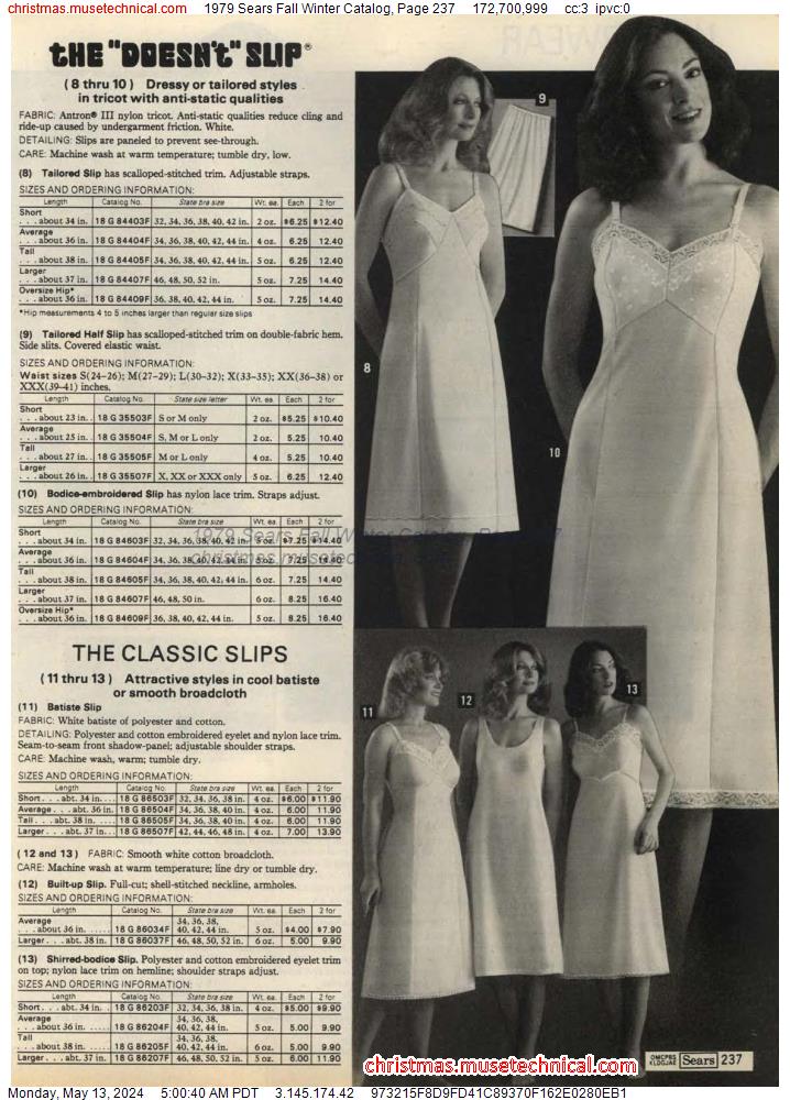 1979 Sears Fall Winter Catalog, Page 237
