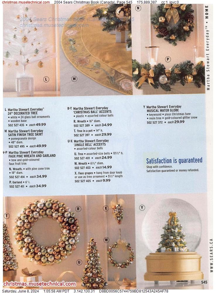 2004 Sears Christmas Book (Canada), Page 545