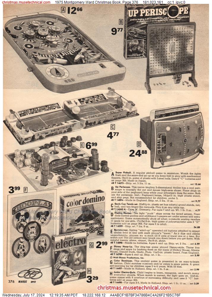 1975 Montgomery Ward Christmas Book, Page 376