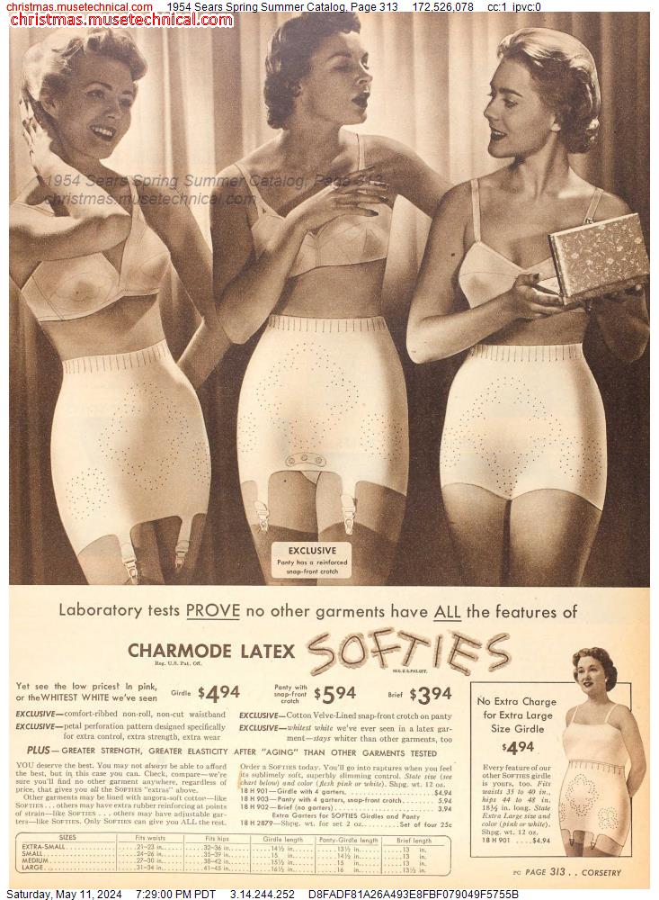 1954 Sears Spring Summer Catalog, Page 313