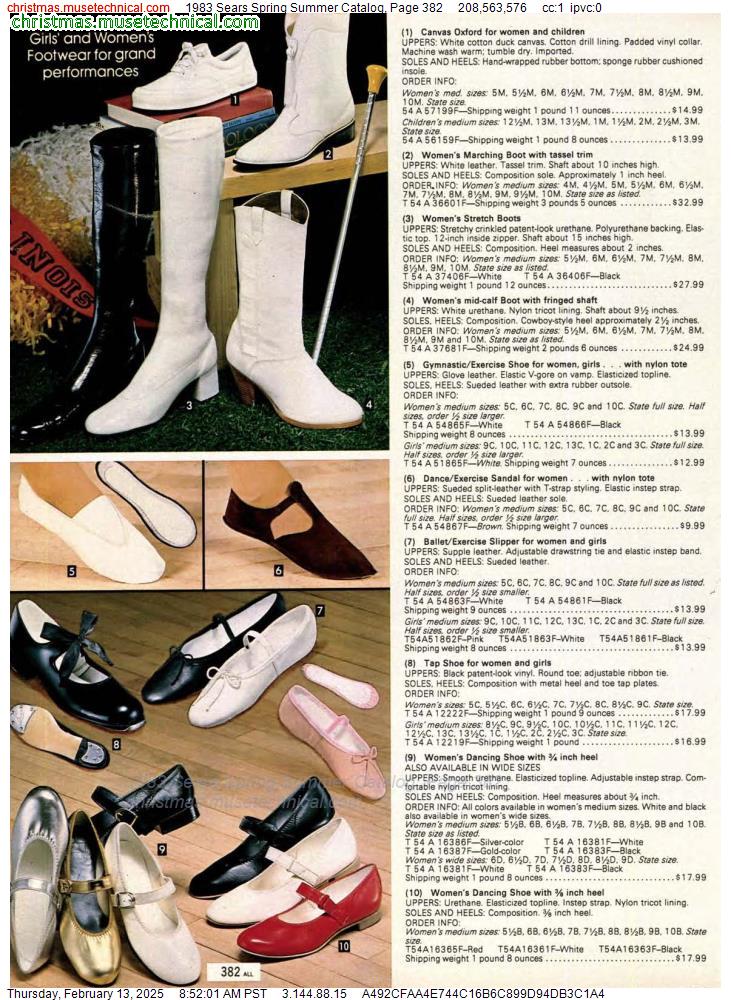 1983 Sears Spring Summer Catalog, Page 382