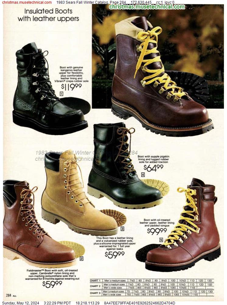 1983 Sears Fall Winter Catalog, Page 284