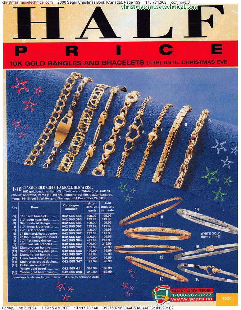 2000 Sears Christmas Book (Canada), Page 133